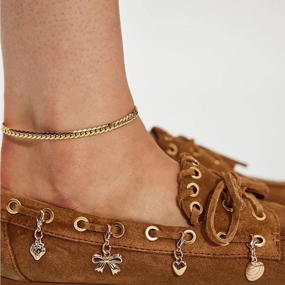 Jeffrey Campbell treasure chest Brown Loafers with Charm Details NIB - Picture 2 of 4